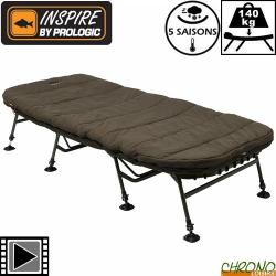 Bed Chair Prologic Inspire Daddy Sleep System 8 pieds 5 saisons