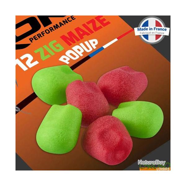 Mas ROK Zig Maize Flottant Rouge + Vert (par 12)