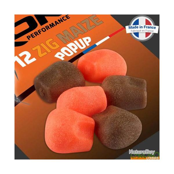 Mas ROK Zig Maize Flottant Orange + Marron (par 12)