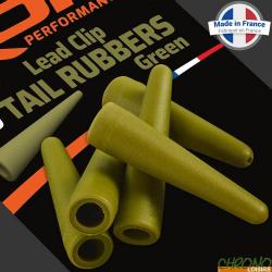 Tétine ROK Lead Clip Tail Rubber Green (par 10)