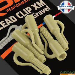 Clip Plomb ROK Lead Clip XM Gravel (par 10)