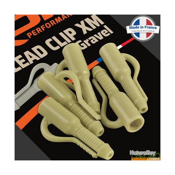 Clip Plomb ROK Lead Clip XM Gravel (par 10)