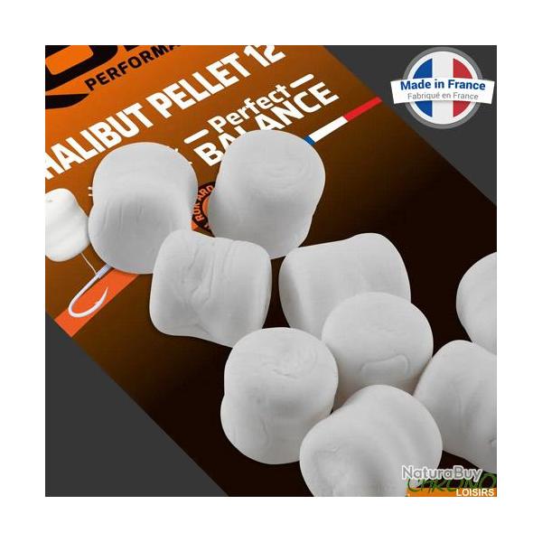 Pellet ROK Halibut Ultra Soft quilibr Blanc 12mm (par 18)