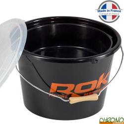 Seau Rond ROK Round Bucket Complet Noir 18L