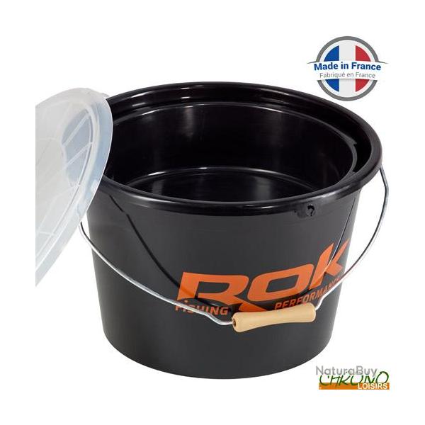 Seau Rond ROK Round Bucket Complet Noir 18L