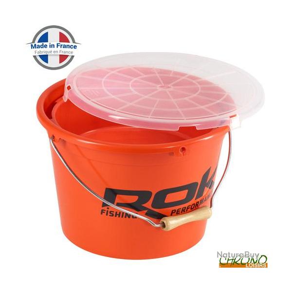 Seau Rond ROK Round Bucket Complet Orange 13L