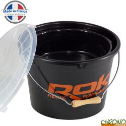 Seau Rond ROK Round Bucket Complet Noir 13L