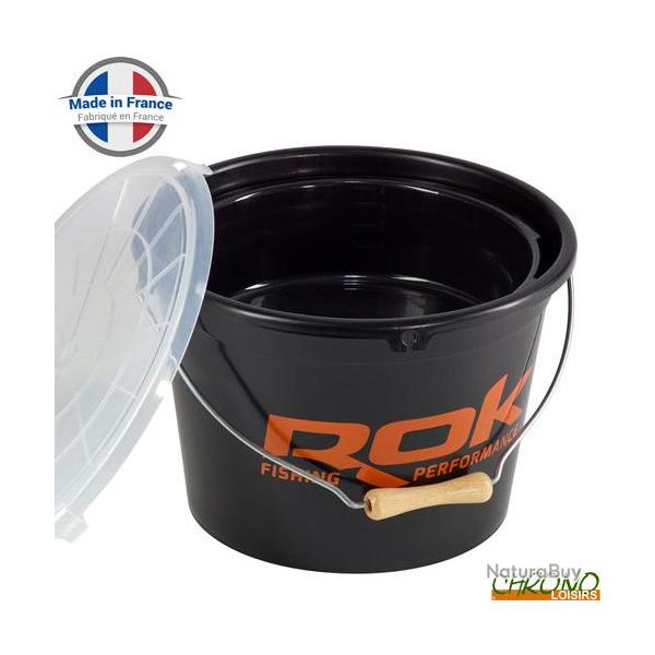 Seau Rond ROK Round Bucket Complet Noir 13L