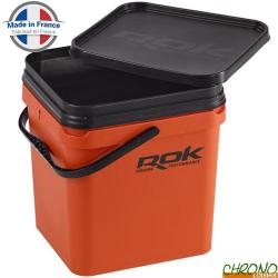 Seau Carré ROK Square Bucket Complet Orange 17L