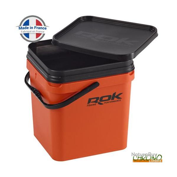 Seau Carr ROK Square Bucket Complet Orange 17L