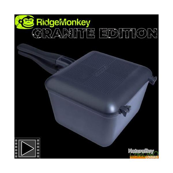 Casserole RidgeMonkey Connect Granite Edition Deep Pan & Griddle XL