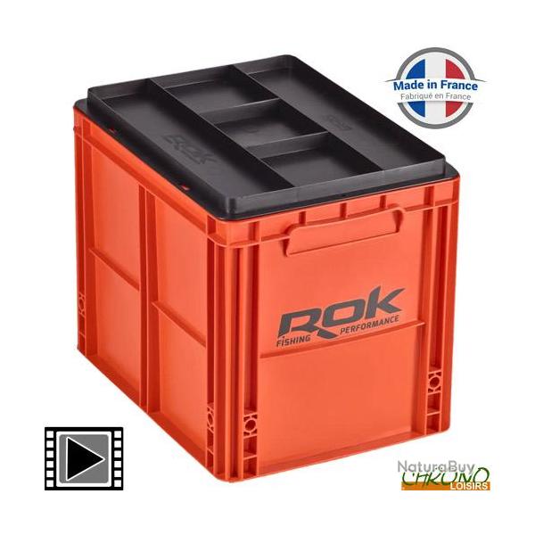 Caisse ROK Crate 433 Orange + Couvercle