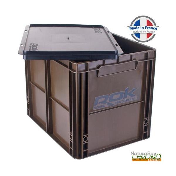 Caisse ROK Crate 433 Marron + Couvercle