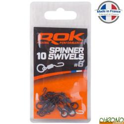 Emerillon ROK Spinner Swivel (par 10) N°4