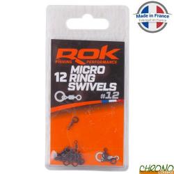 Emerillon à Anneau ROK Micro Ring Swivel T12 (par 12)