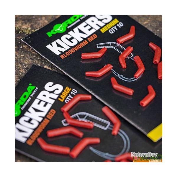 Korda Bloodworm Red Kickers XL – 10 Pezzi – Pesca Alla Carpa – Aumenta L’Attrazione In Fondale