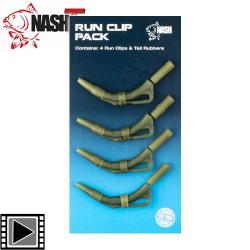 Clip Plomb Nash Run Clip Pack Weed (par 4) Weed