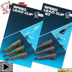 Clip Plomb Nash Speed Lead Clip (par 8) Weed