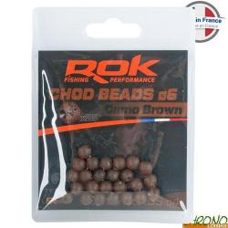 Perle ROK Chod Beads Pré-Perforée Camo 6mm (par 25)