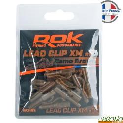 Clip Plomb ROK Lead Clip XM Camo (par 10)