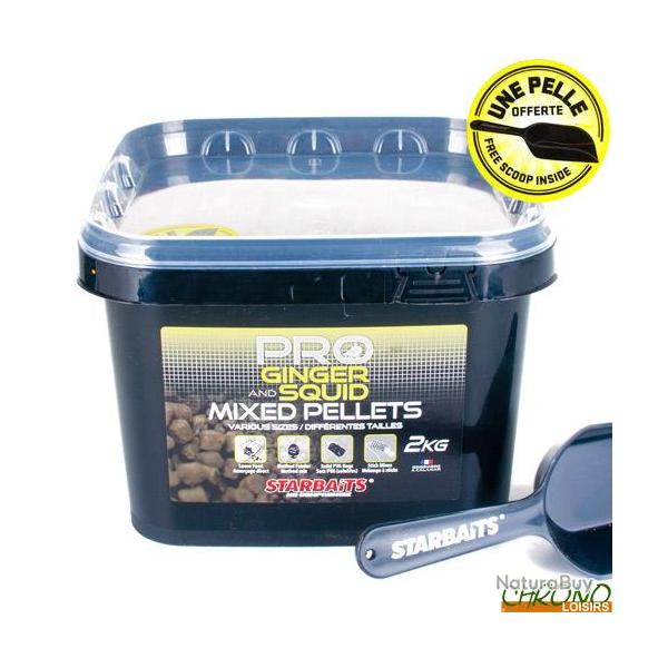 Pellets Starbaits Probiotic Ginger & Squid 2kg