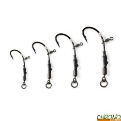 Hameçon Extra Carp Ronnie Rig EXC 777 Swivel (par 3) n° 4