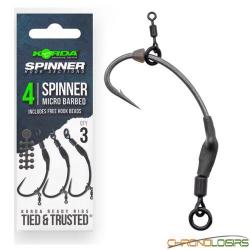 Hameçon Korda Spinner Hook Section Spinner (par 3) n° 4