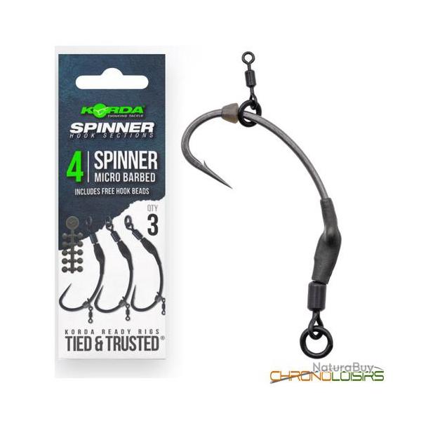 Hameon Korda Spinner Hook Section Spinner (par 3) n 4