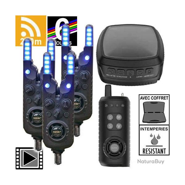 Coffret Sonik Centrale 3 Dtecteurs Gizmo2 + Lampe