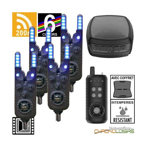 Coffret Sonik Centrale 4 Dtecteurs Gizmo2 + Lampe