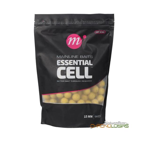 Bouillettes Mainline Essential Cell 15mm 1kg