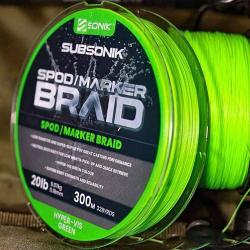 Tresse Sonik Subsonik Spod/Marker Green 0.18mm 300m