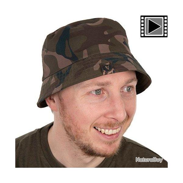 Bob Fox Reversible Bucket Hat Khahi/Camo