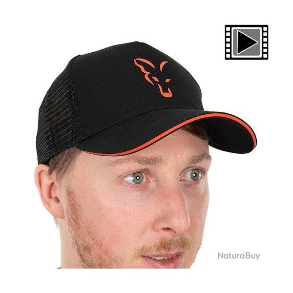 Casquette Fox Collection Trucker Cap Black & Orange