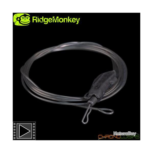 Montage RidgeMonkey Spectre Fluoro Uni Lead Clip Silt Black