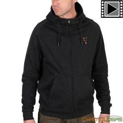 Sweat Zippé Fox LW Hoody Black Orange