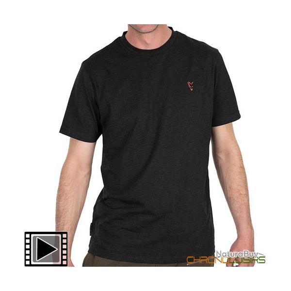 T Shirt Fox Collection T Black Orange