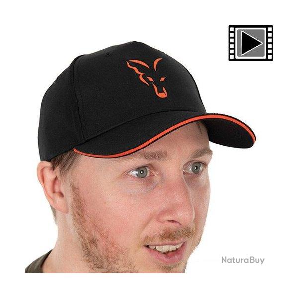 Casquette Fox Collection Baseball Cap Black & Orange