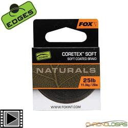 Tresse Fox Edges Naturals Coretex Soft 20m 25lbs