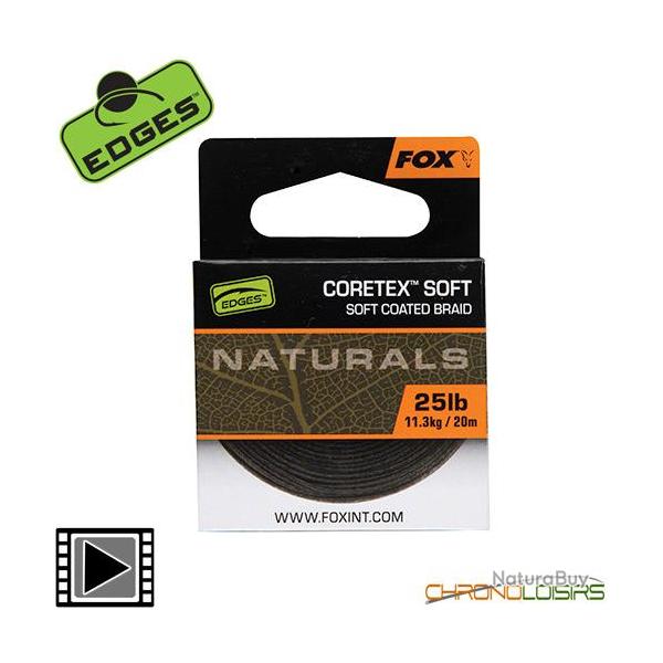 Tresse Fox Edges Naturals Coretex Soft 20m 25lbs