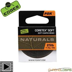 Tresse Fox Edges Naturals Coretex Soft 20m 35lbs