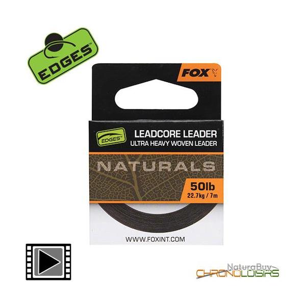 Leadcore Fox Edges Naturals 7m 50lbs