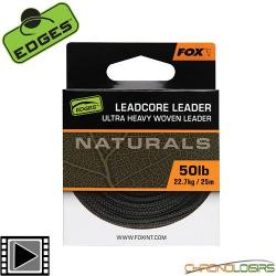 Leadcore Fox Edges Naturals 25m 50lbs