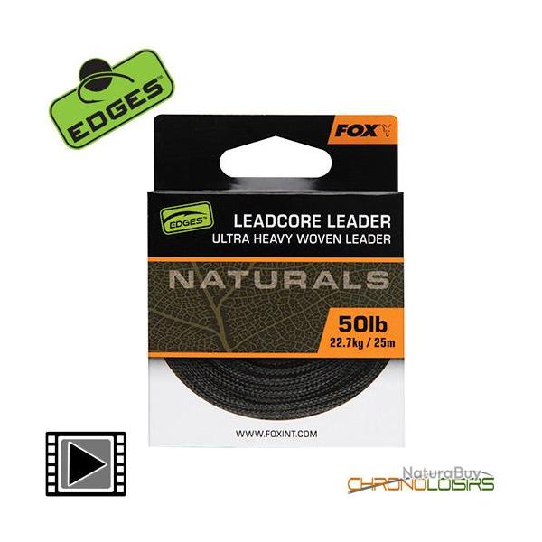 Leadcore Fox Edges Naturals 25m 50lbs