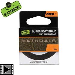Tresse Fox Edges Naturals Soft Braid Hooklength 20m 35lbs