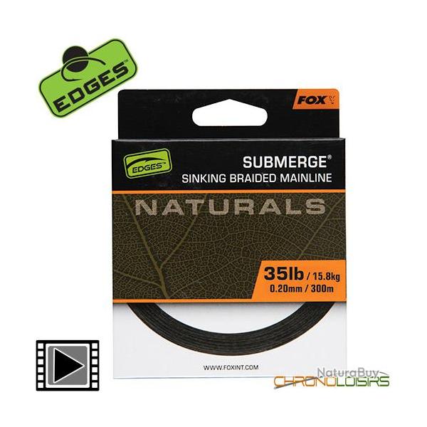 Tresse Fox Edges Naturals Submerge 300m 0.20mm