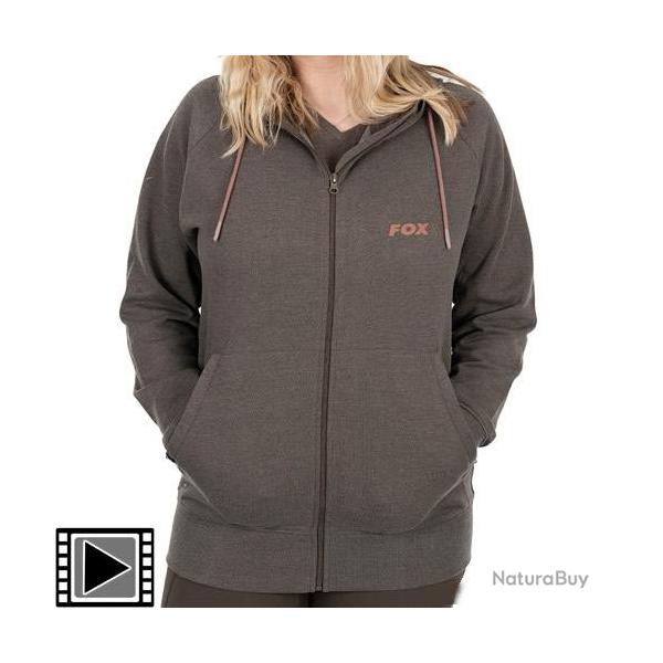 Sweat Zipp Fox Women Zipped Hoodie