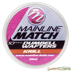 Dumbells Equilibrés Mainline Match Wafters Krill 10mm 50ml