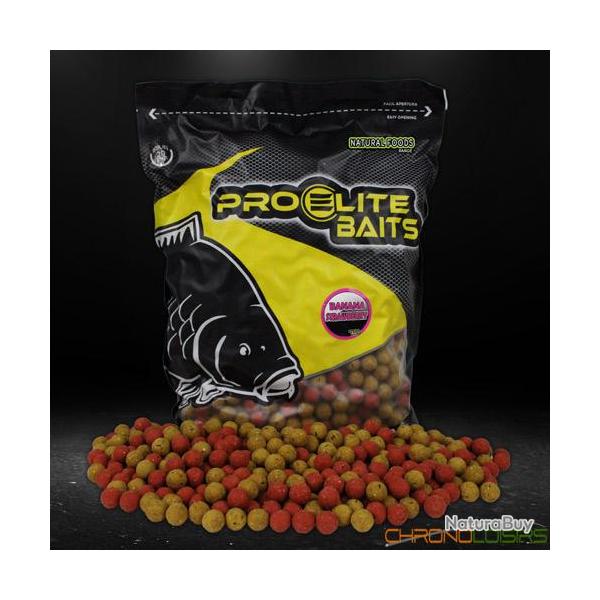 Bouillettes Pro Elite Baits Banana & Strawberry 20mm 2.5kg