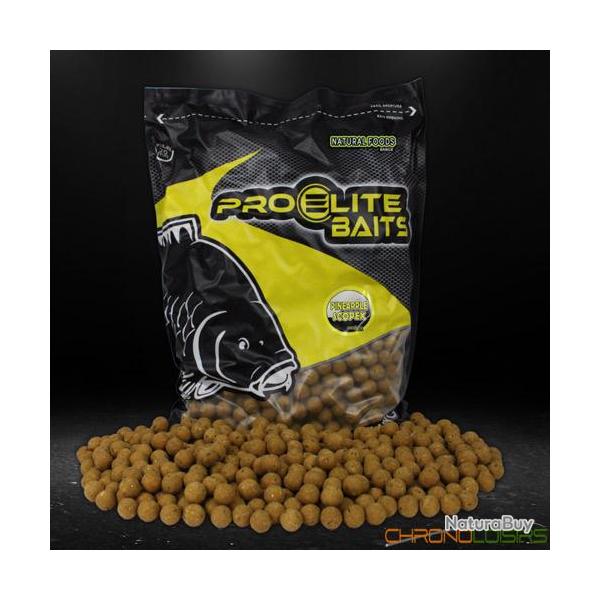 Bouillettes Pro Elite Baits Pineapple & Scopex 20mm 2.5kg